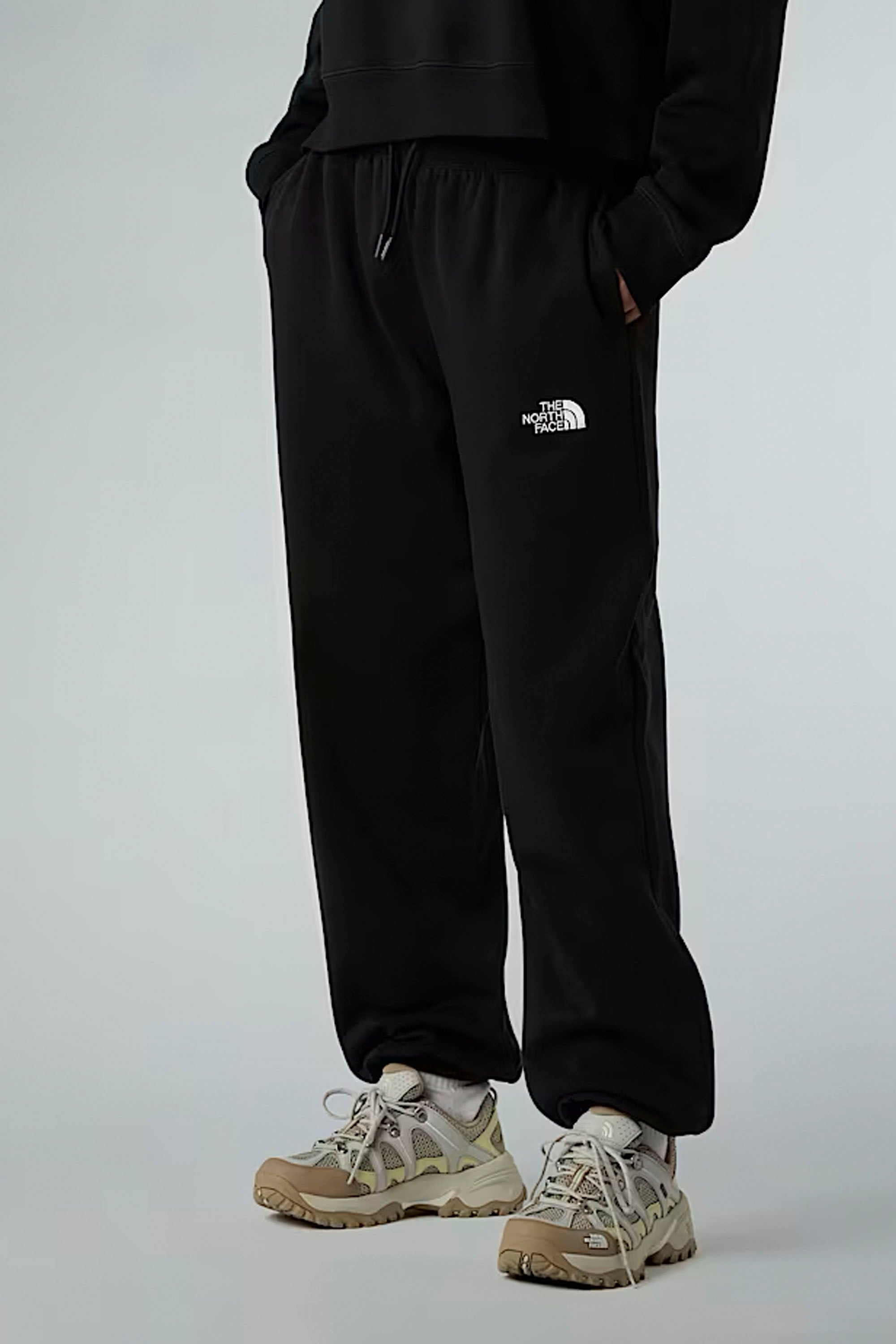 Happylifeshops The North Face Women's Essential Relaxed Straight Joggers in TNF Black