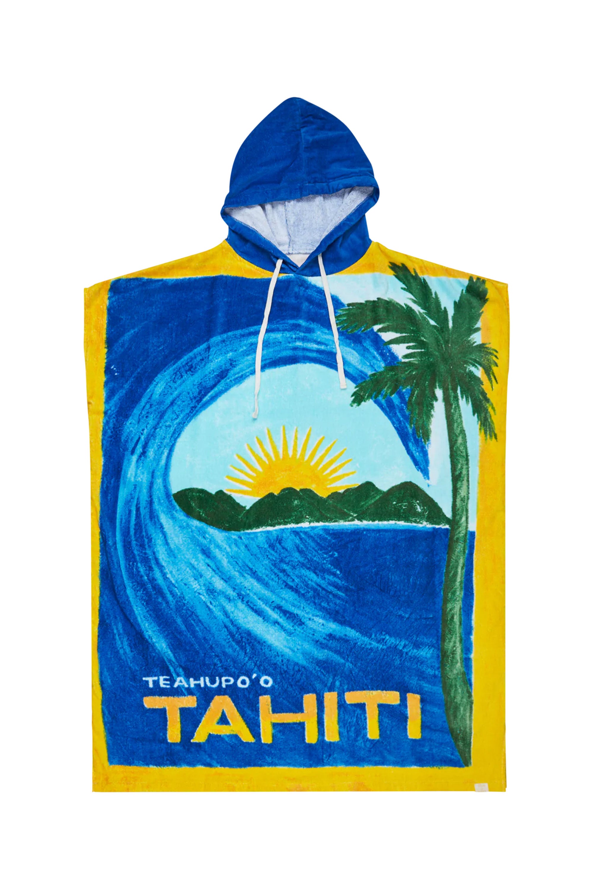 Happylifeshops Woman Poncho Roxy X Atlas Atlas Hoodie Blue