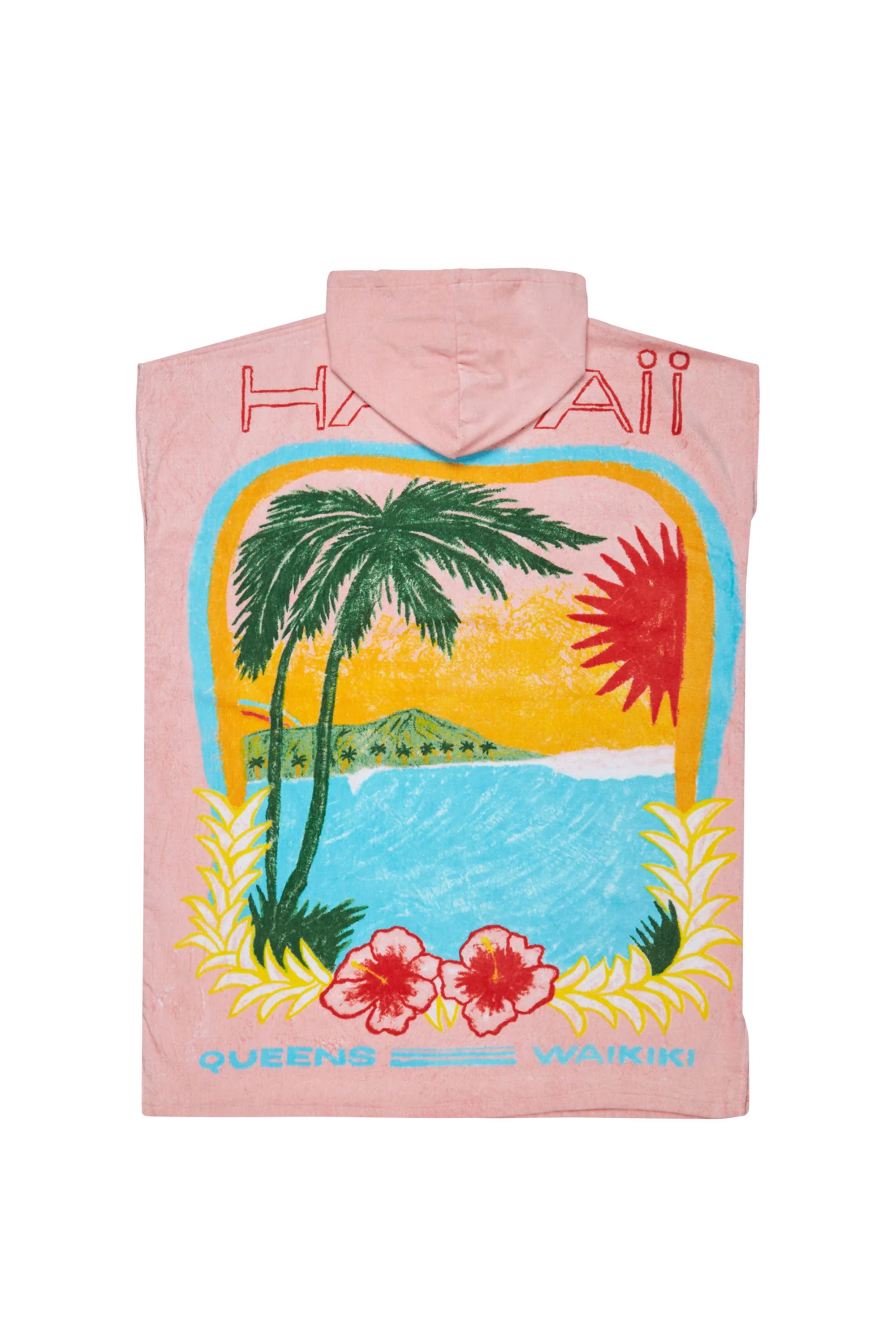 Happylifeshops Woman Poncho Roxy X Atlas Atlas Hoodie Pink