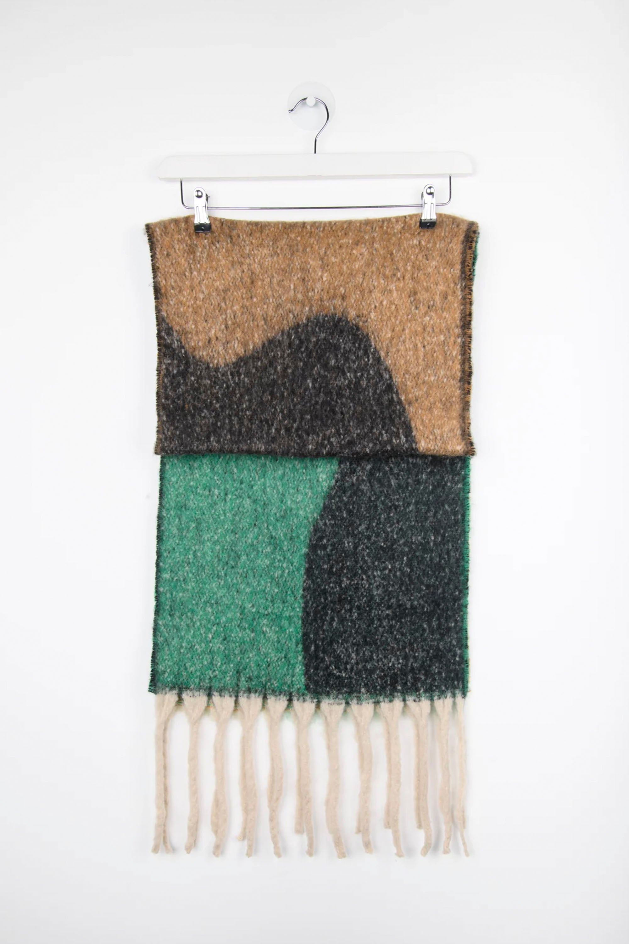 24 Colours Happylifeshops patterned statement scarf graphic drape soft texture