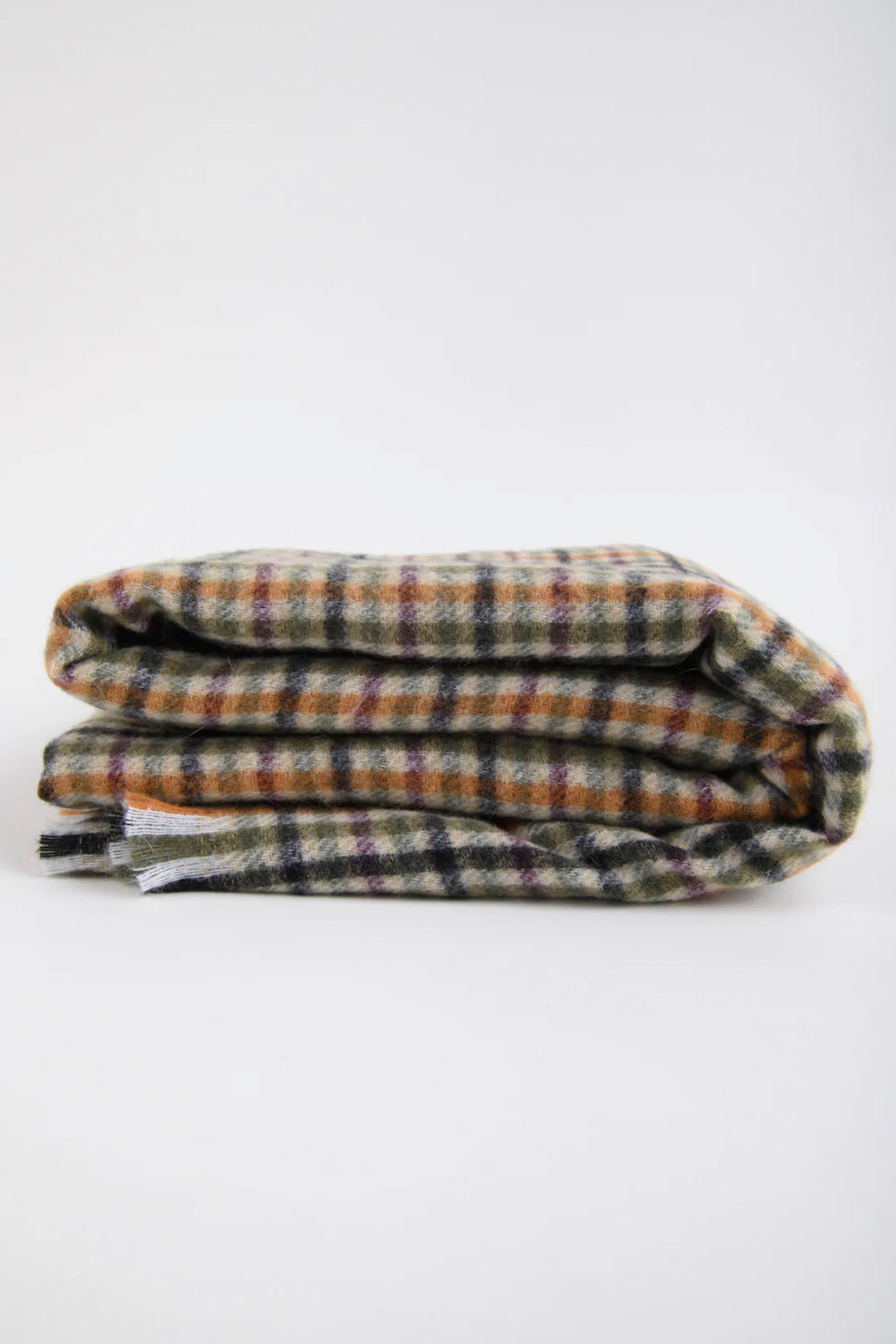 24 Colours Happylifeshops plaid check knit scarf soft texture relaxed drape