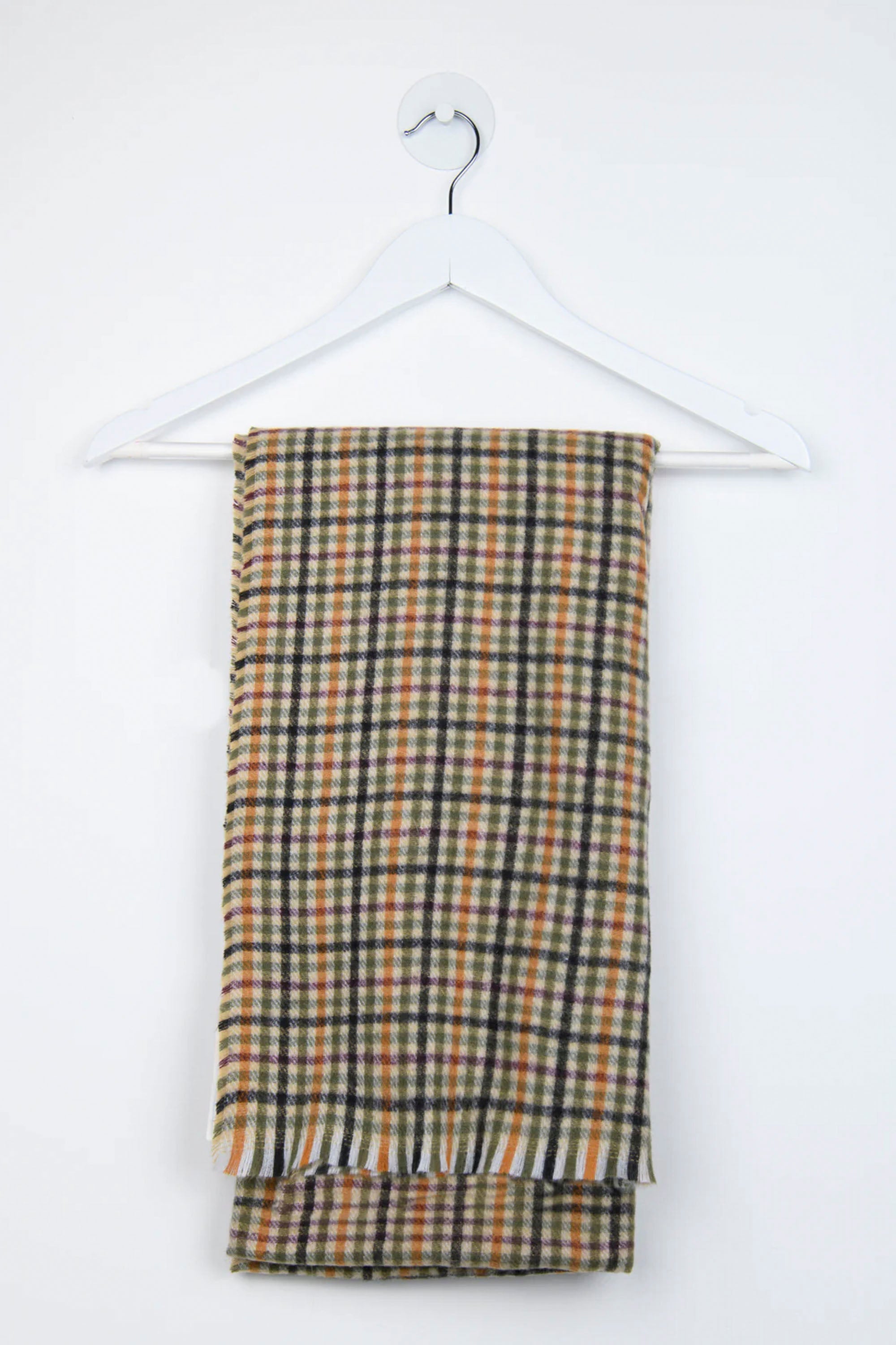 24 Colours Happylifeshops plaid check knit scarf soft texture relaxed drape