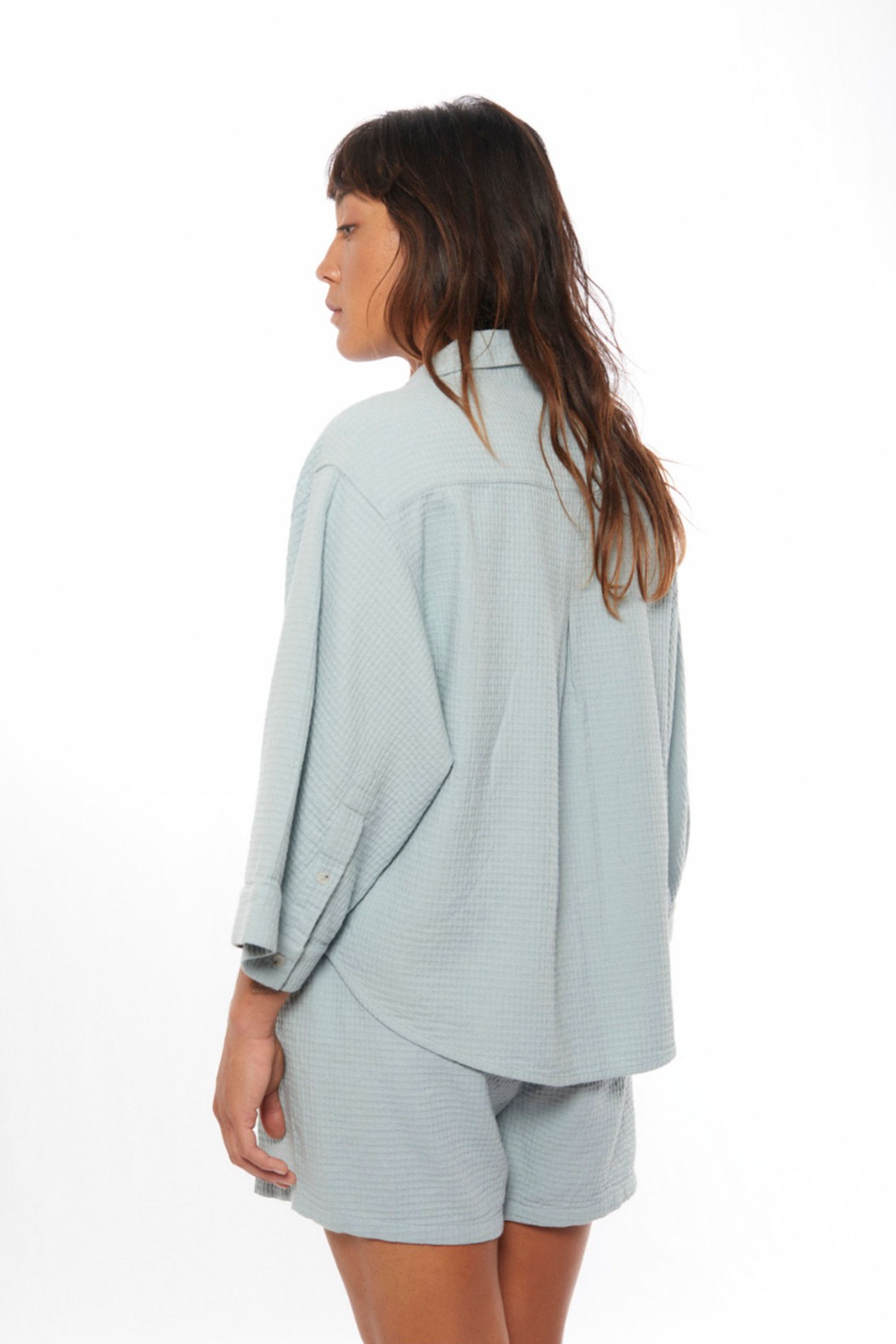 Happylifeshops Woman Shirt Pukas Clothing Linen Shirt Arona