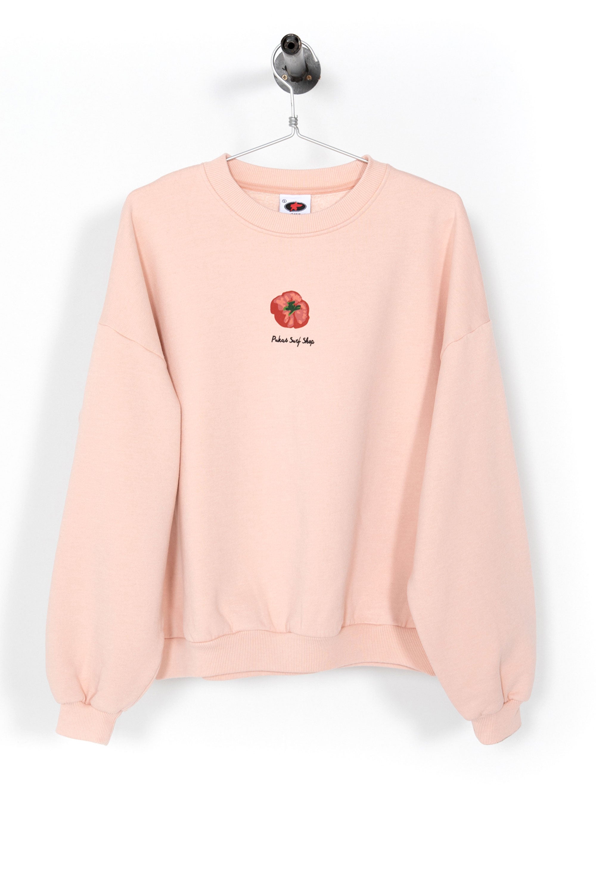 Happylifeshops Woman Sweat Happylifeshops Tomatea Crew Washed Rose