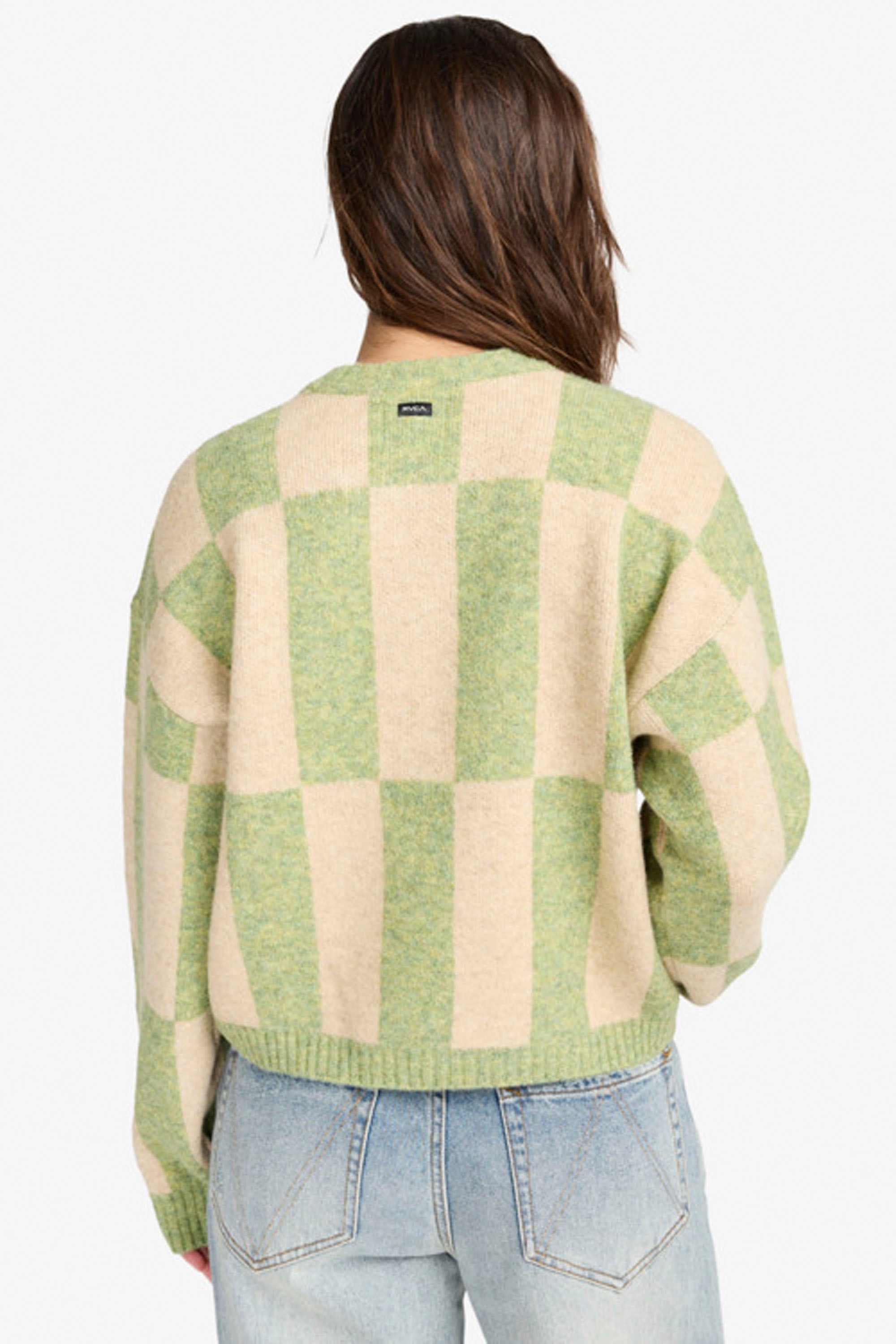 Happylifeshops RVCA women’s sweater in Kelly Green