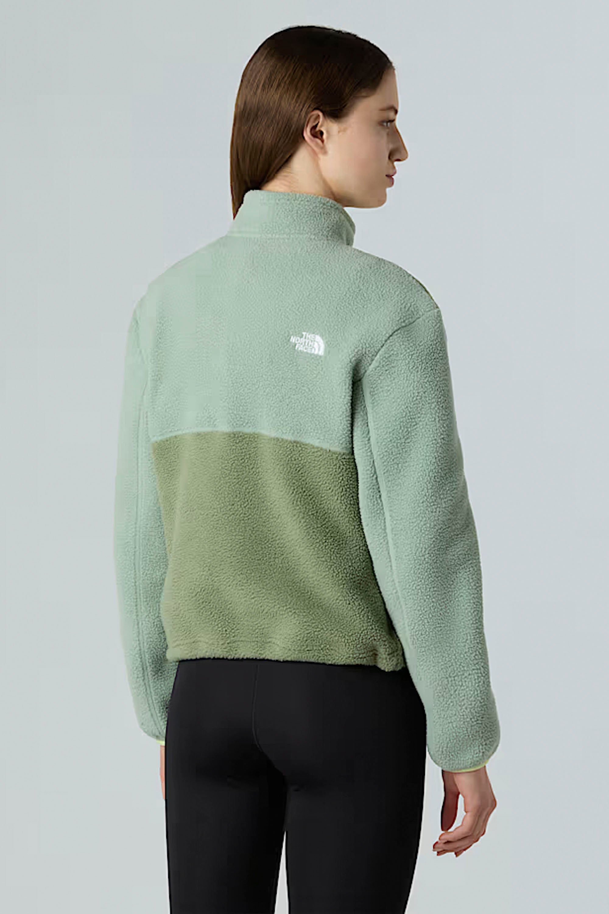 Happylifeshops The North Face Women’s Yumiori ¼-Zip Fleece Jacket in Bark Mist