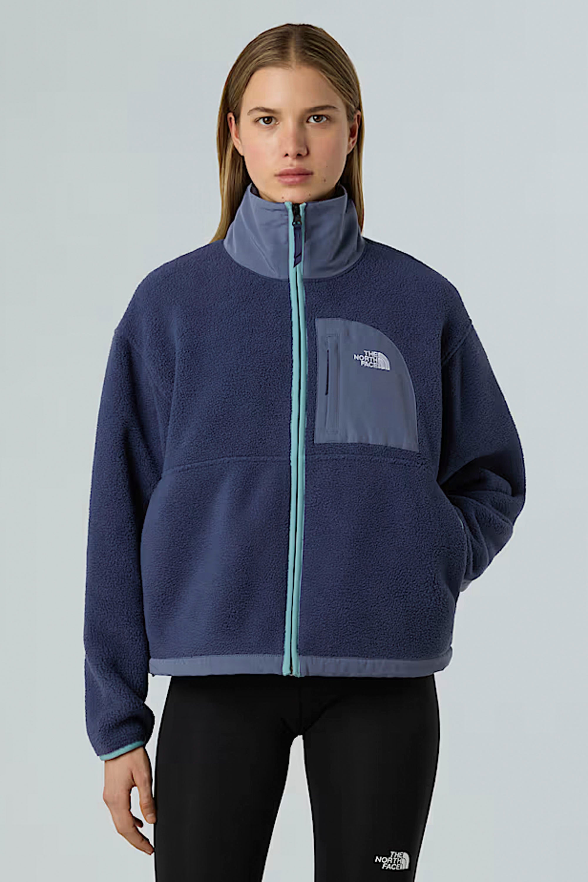 Happylifeshops The North Face Women’s Yumiori Off Peak Full-Zip Fleece Jacket in Lunar Blue
