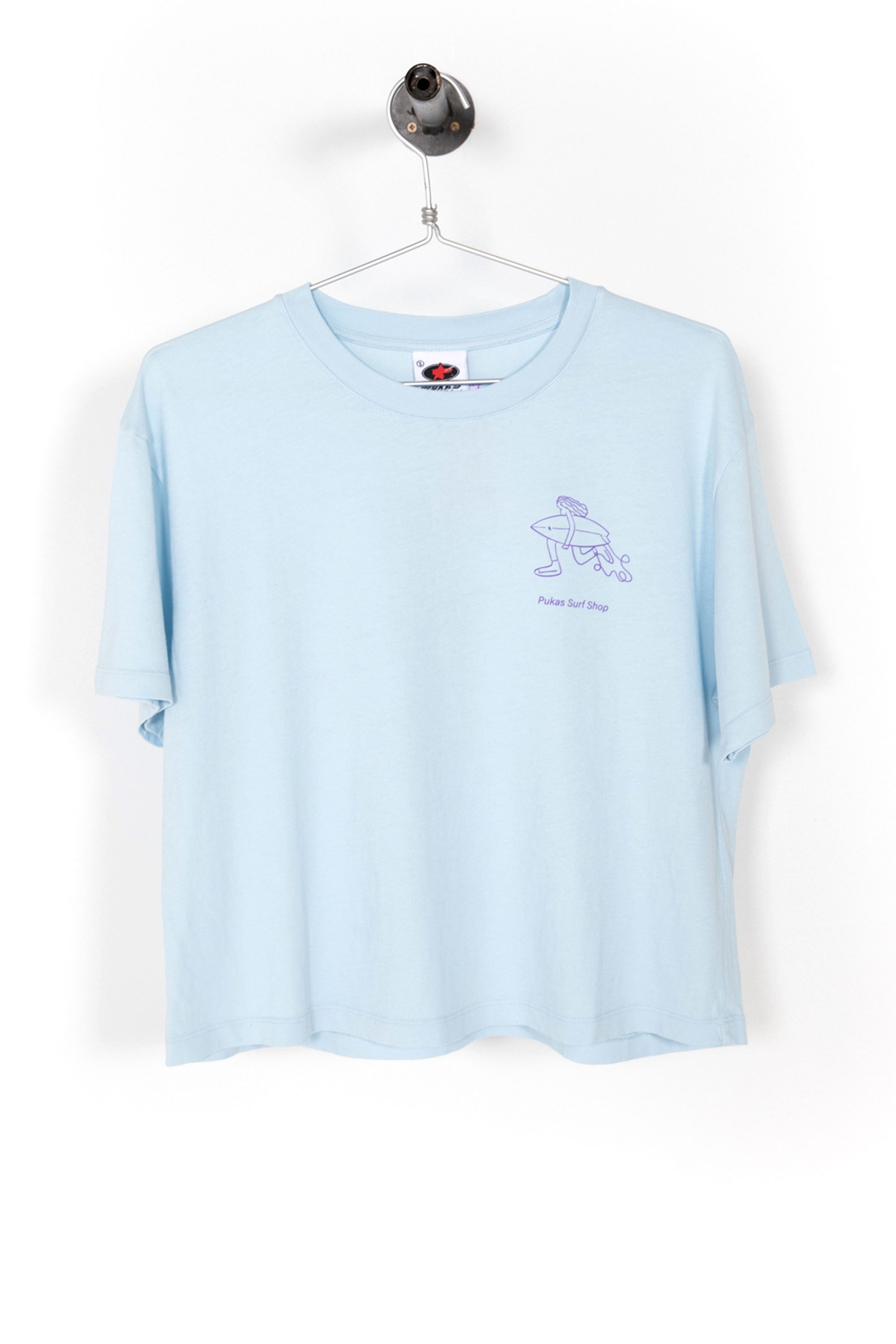 Happylifeshops Woman Tee Happylifeshops Surf Era Tee Powder Blue