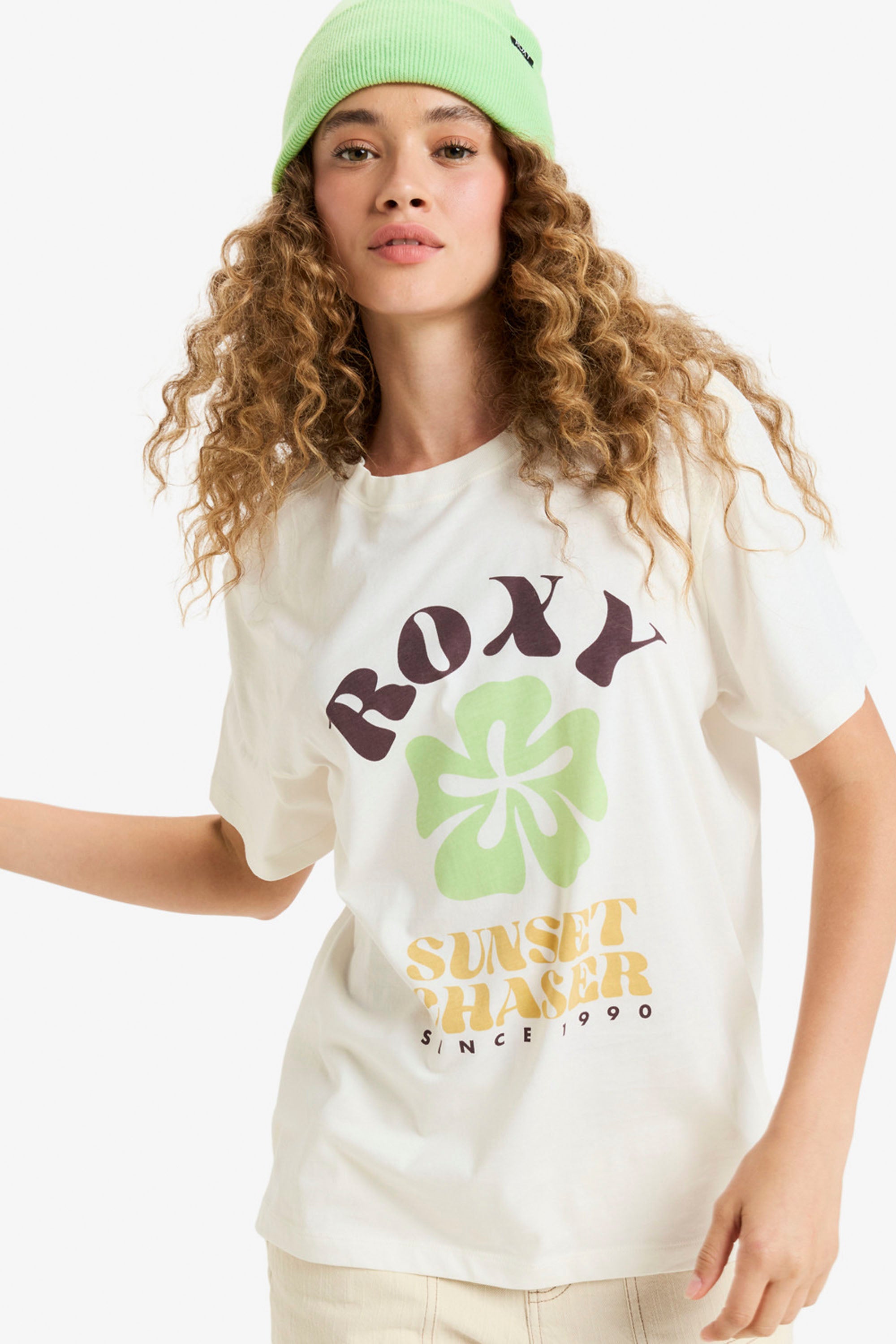 Happylifeshops Roxy Hangloose Poster Tee in Egret