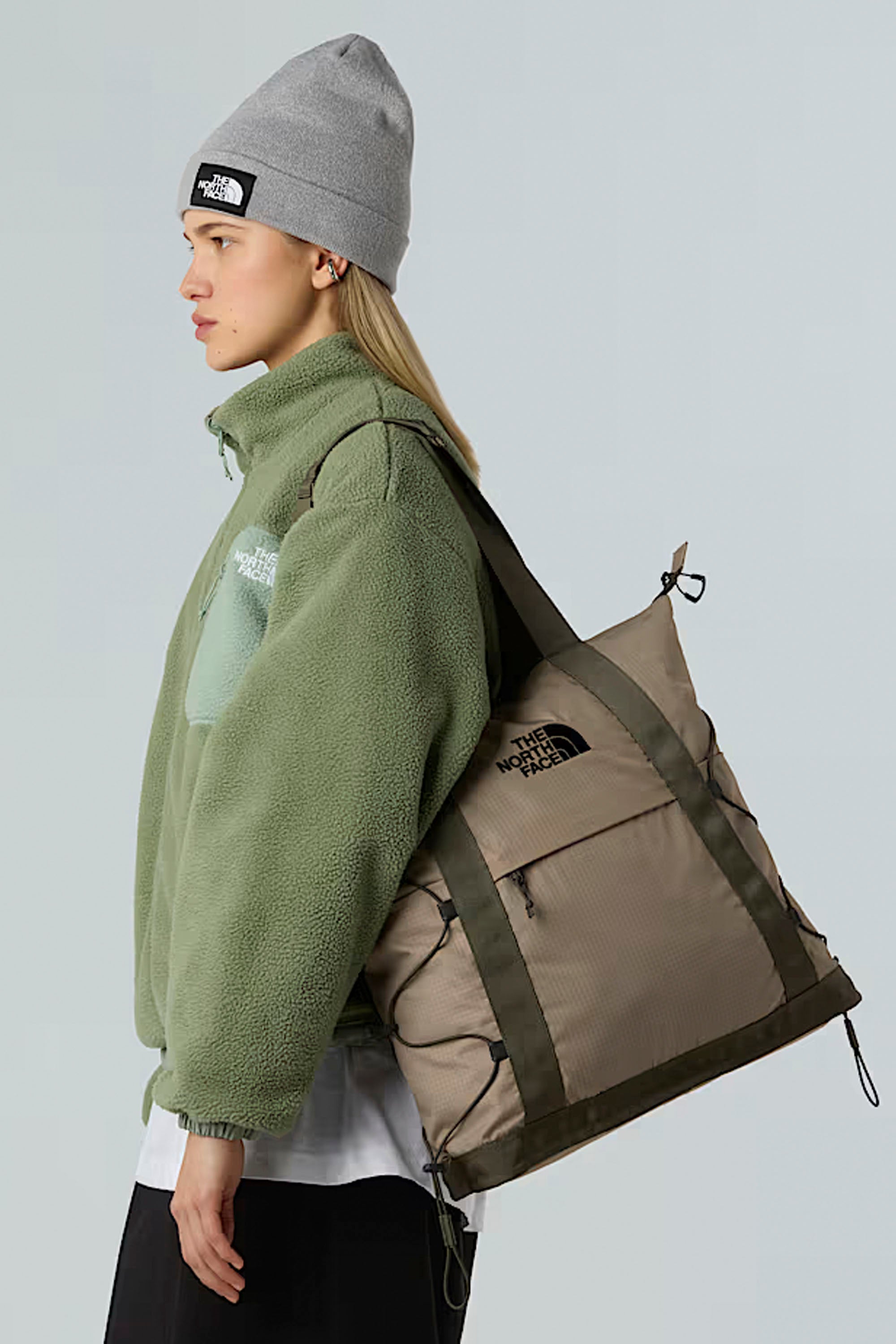 Happylifeshops The North Face Borealis Tote in Mushroom Gray