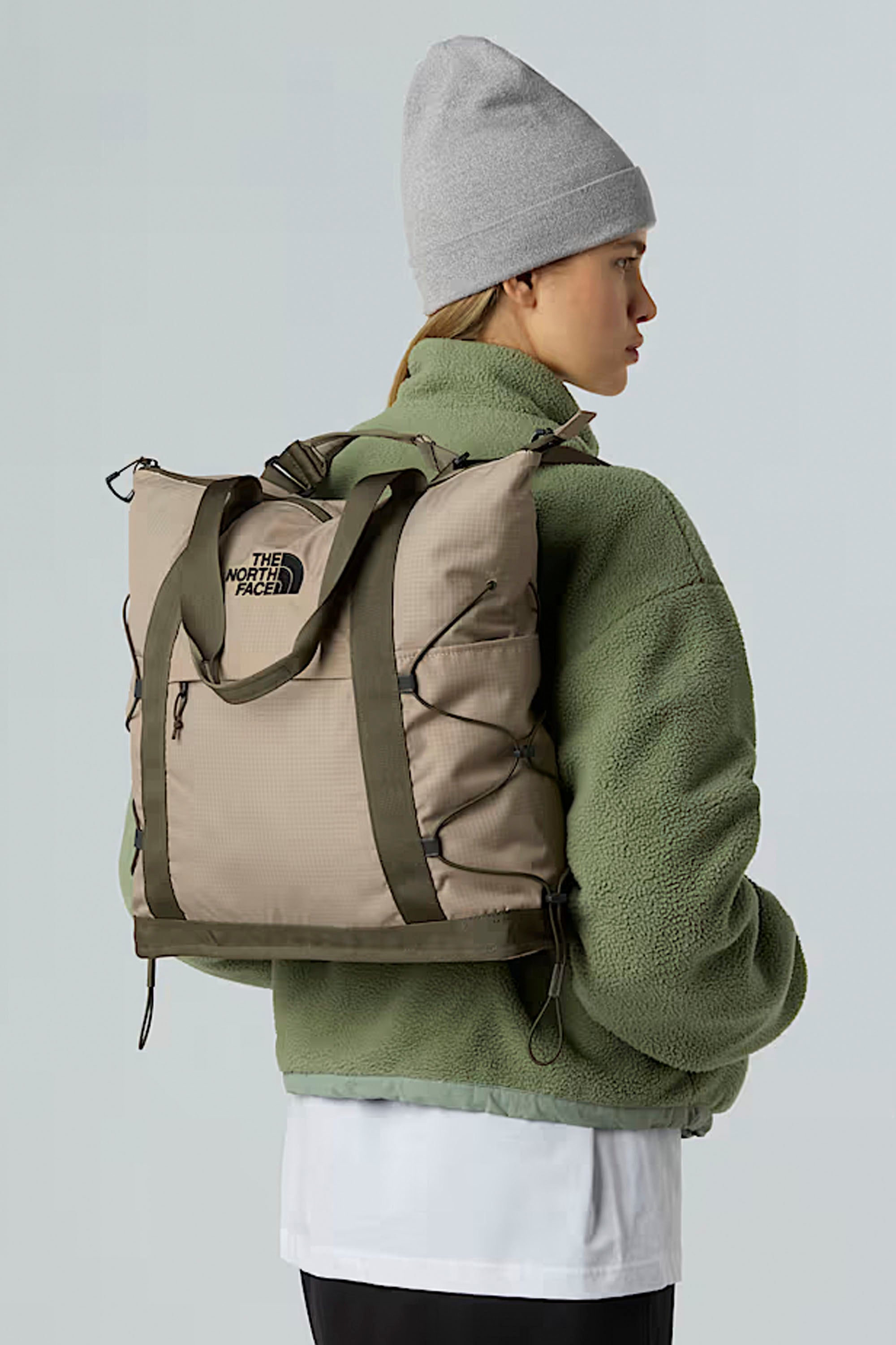 Happylifeshops The North Face Borealis Tote in Mushroom Gray