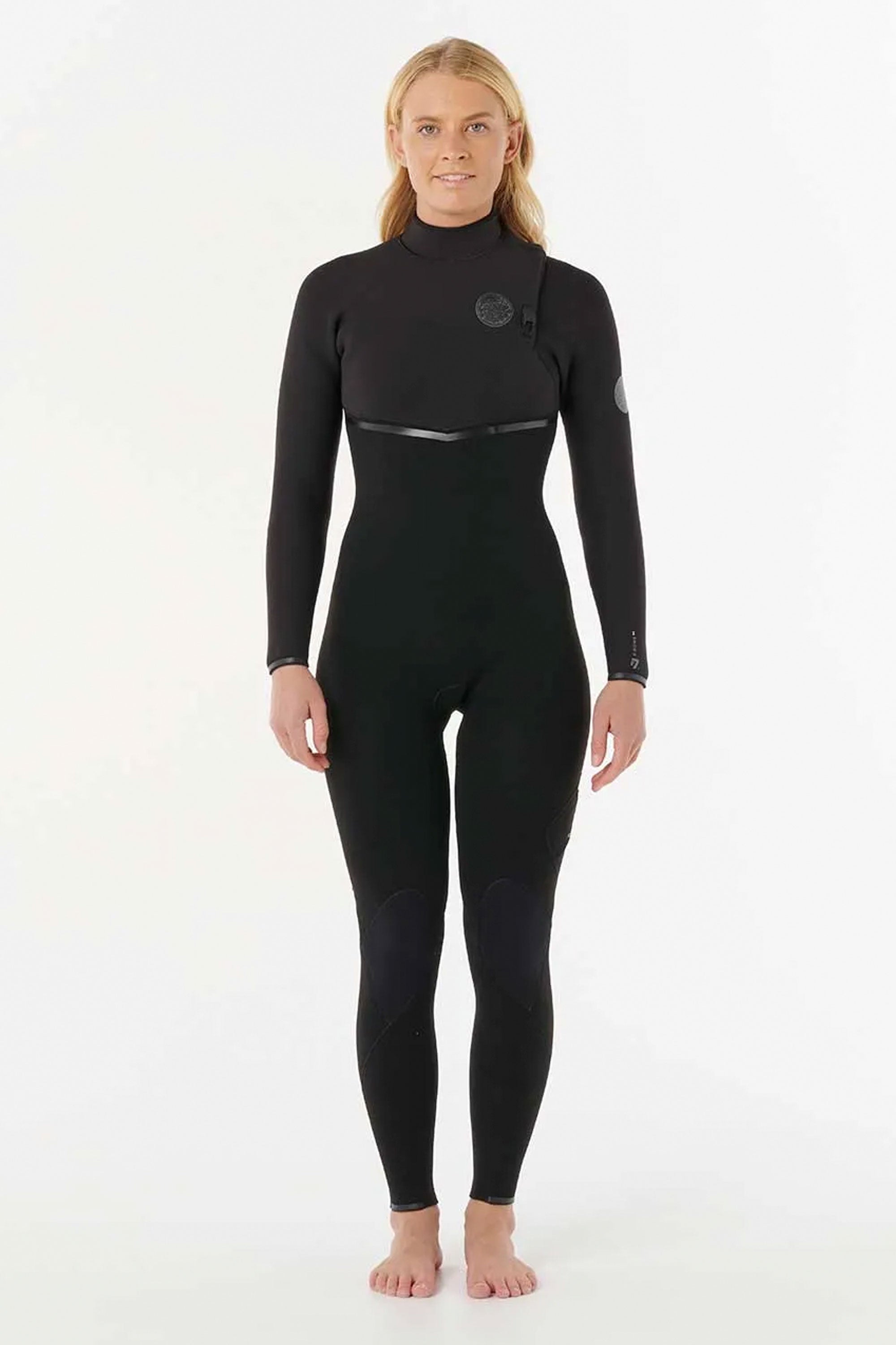 Happylifeshops Woman Wetsuit Ripcurl E-bomb 3/2mm Zip Free Black