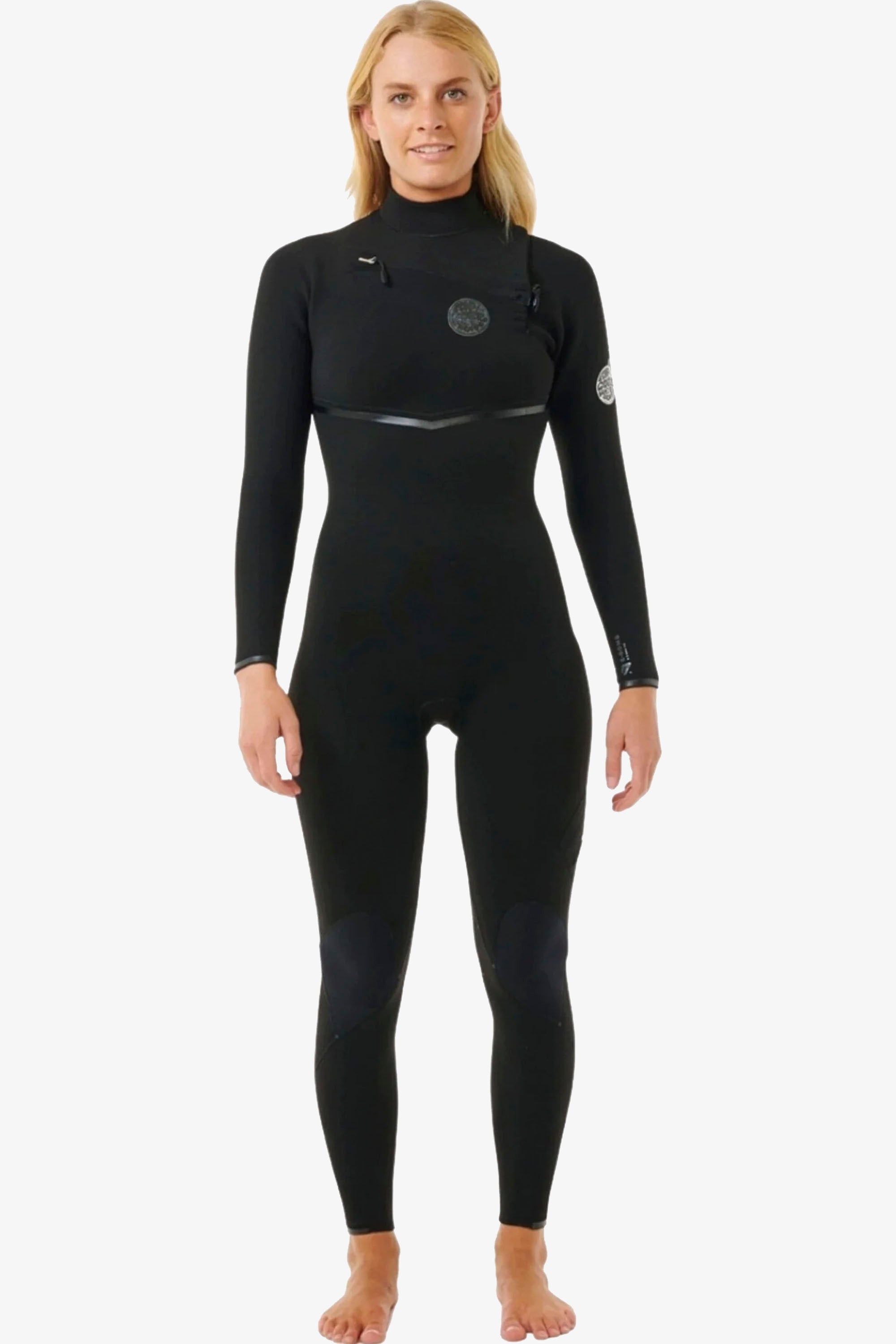 Happylifeshops Woman Wetsuit Ripcurl E-bomb 4-3mm Zip Free Black