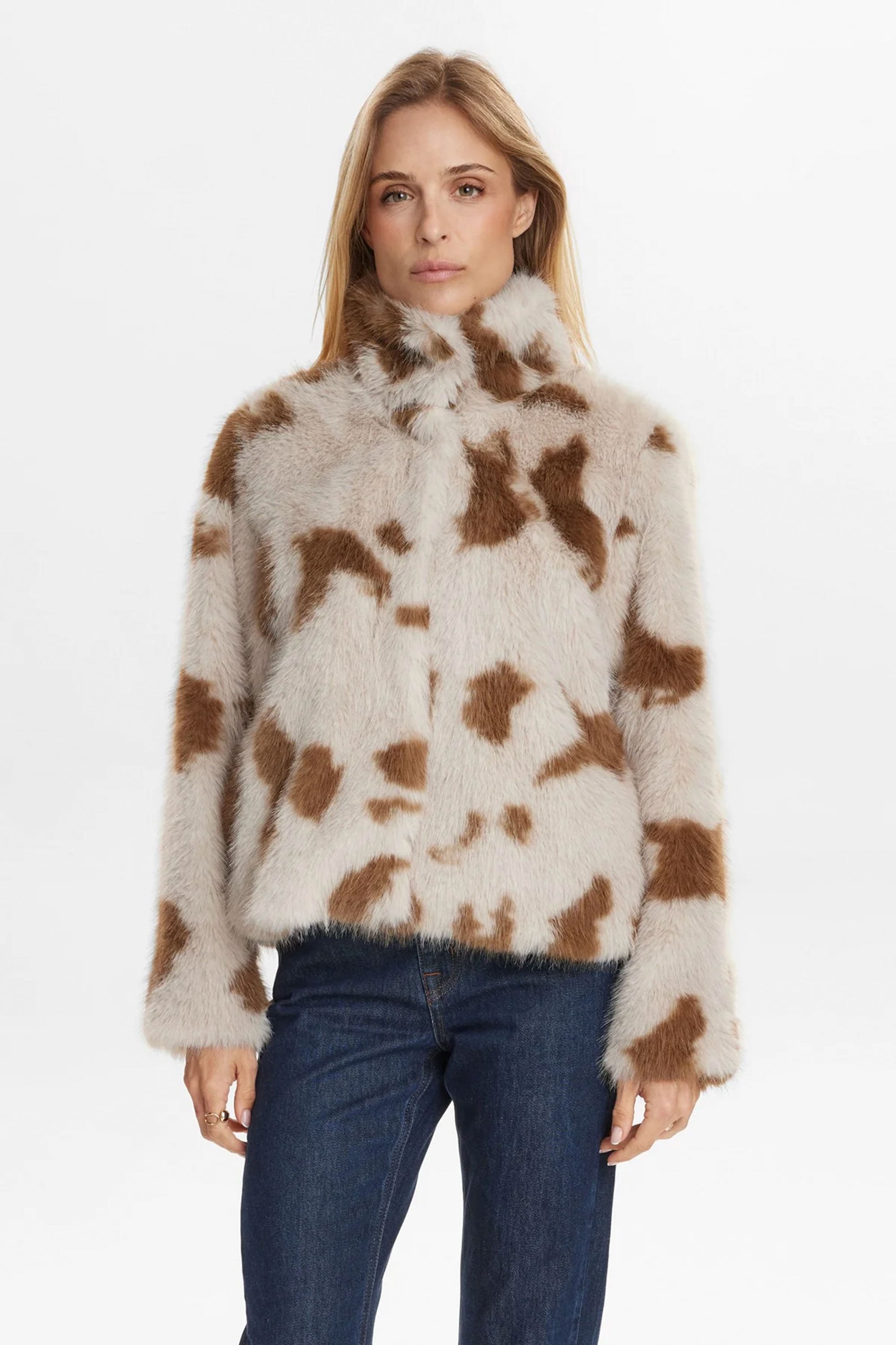 Pukas-Surf-Shop-Women-Jacket-Numph-Nuarizona-Jacket-Black-Coffe-1