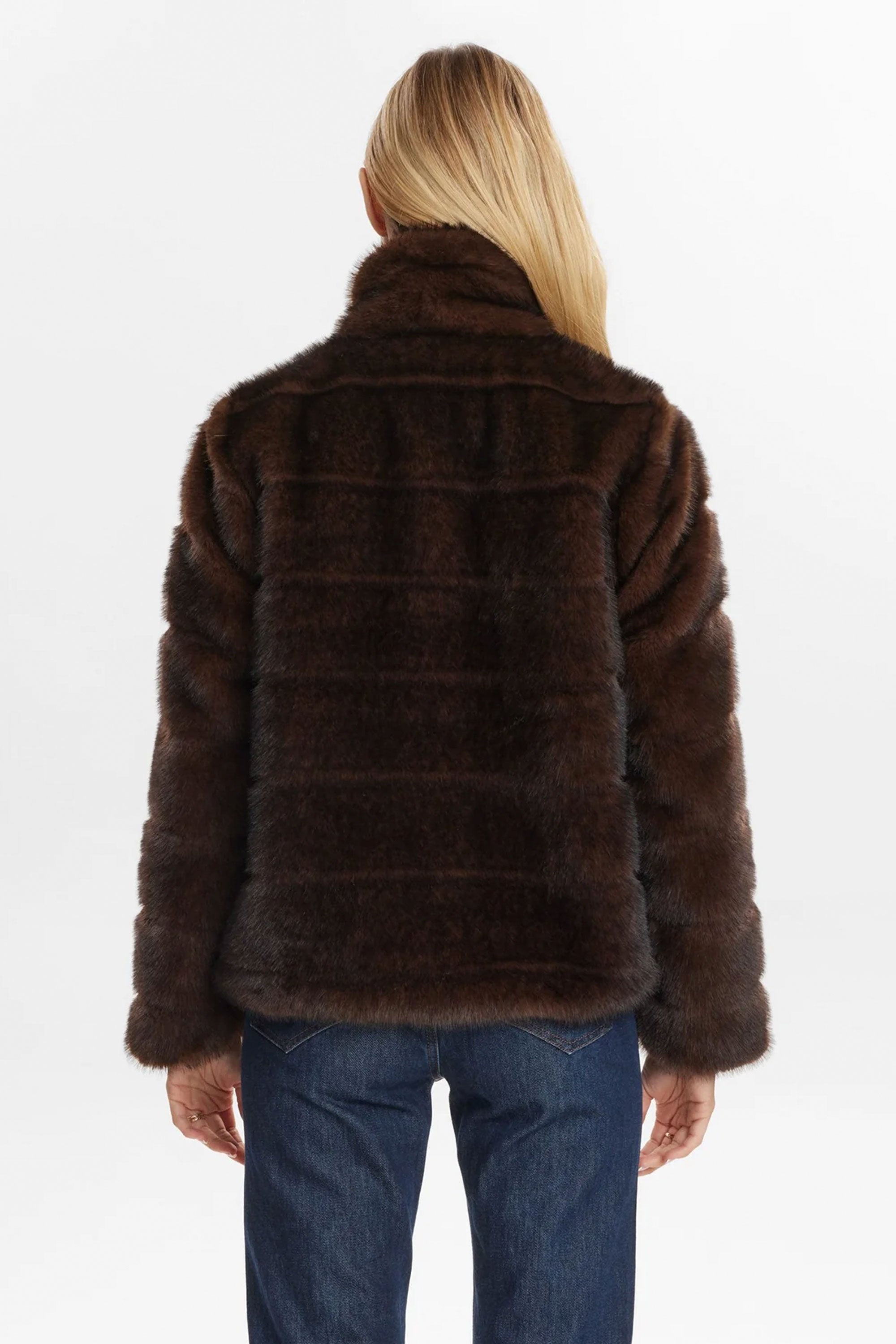 Happylifeshops Women Jacket Numph Nuwindall Jacket Black Coffe 2