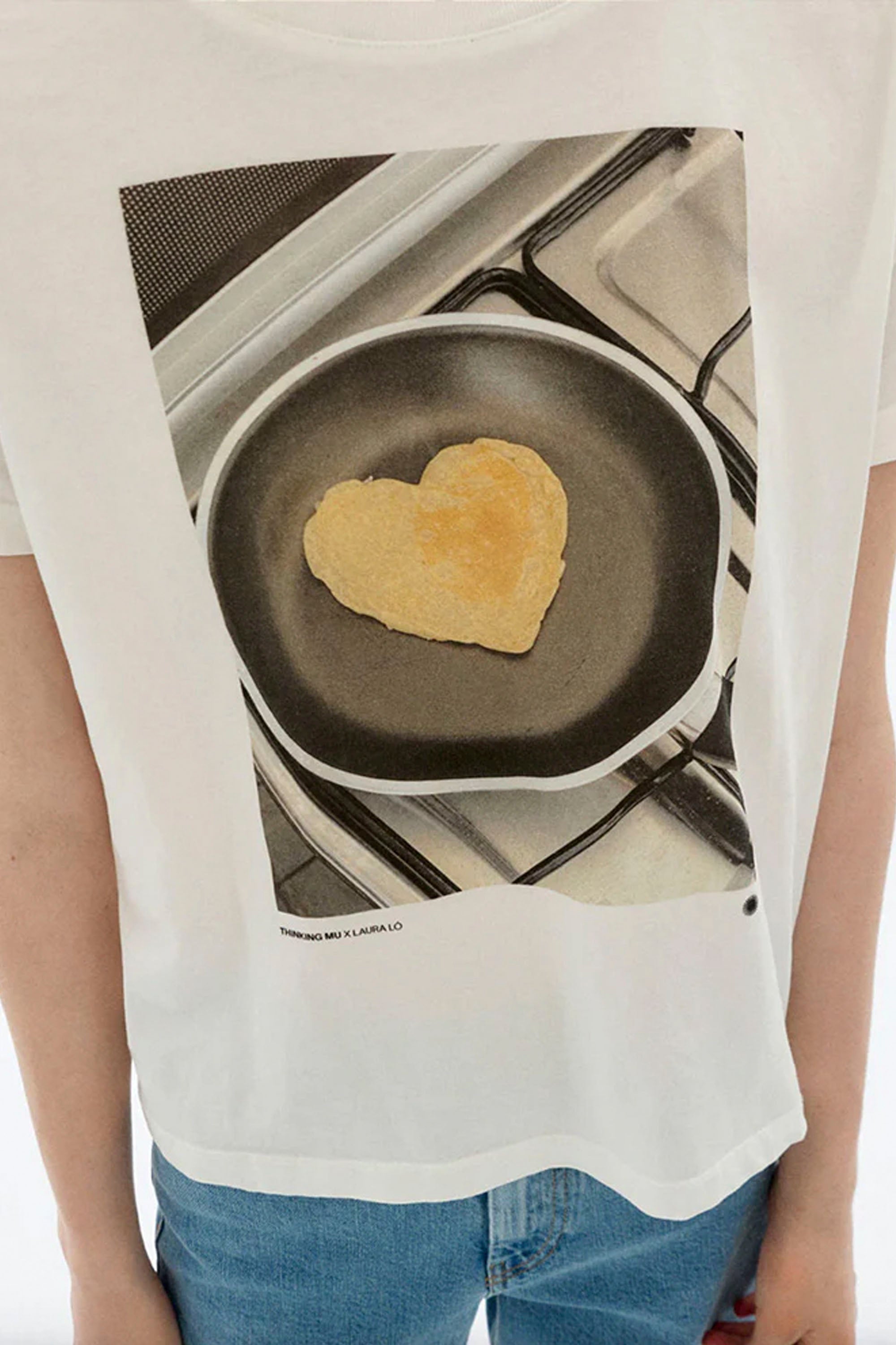 Happylifeshops Thinking Mu women’s graphic tee Pancake Ida