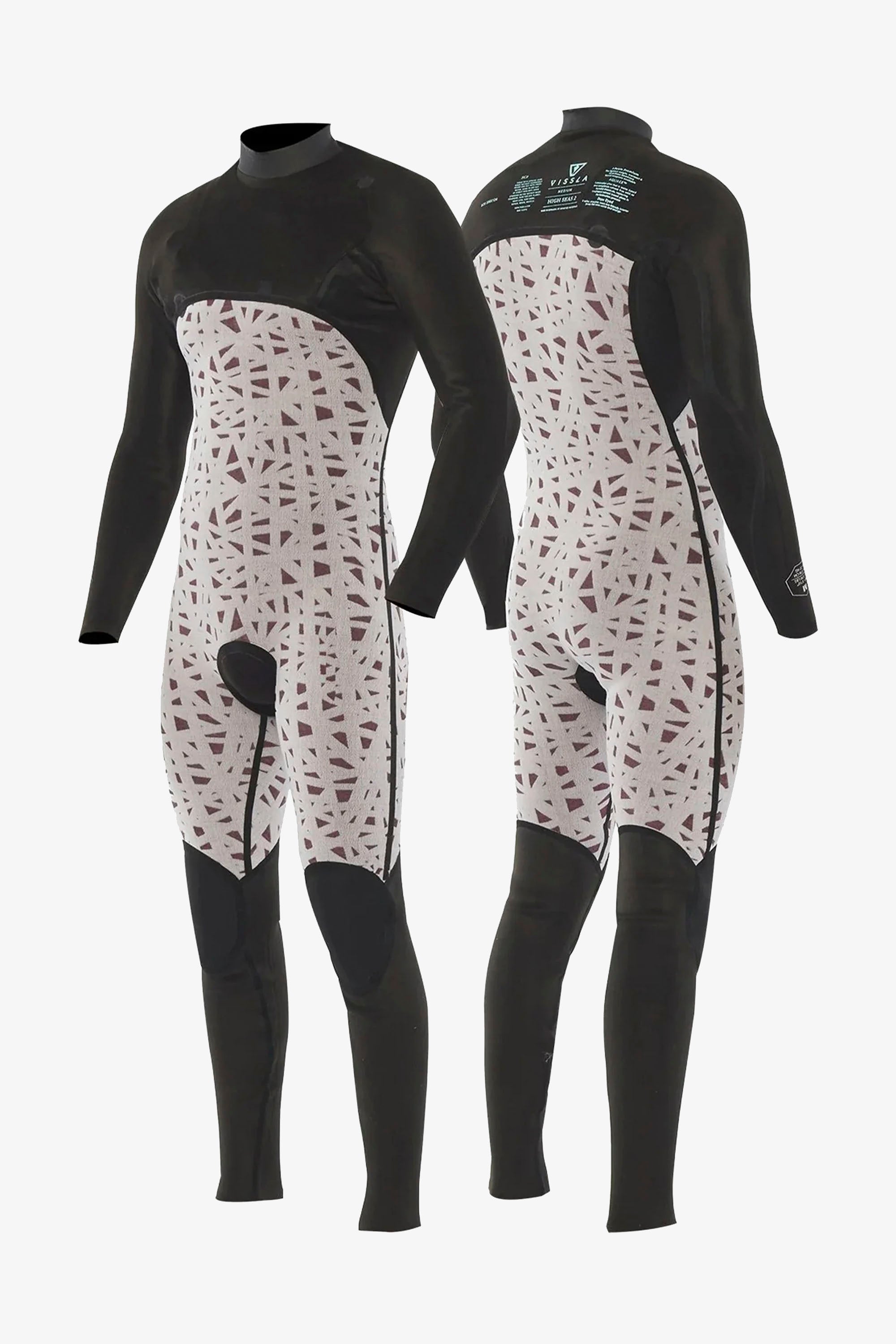 VISSLA HIGH SEAS II 4/3 BLACK FULLSUIT Happylifeshops
