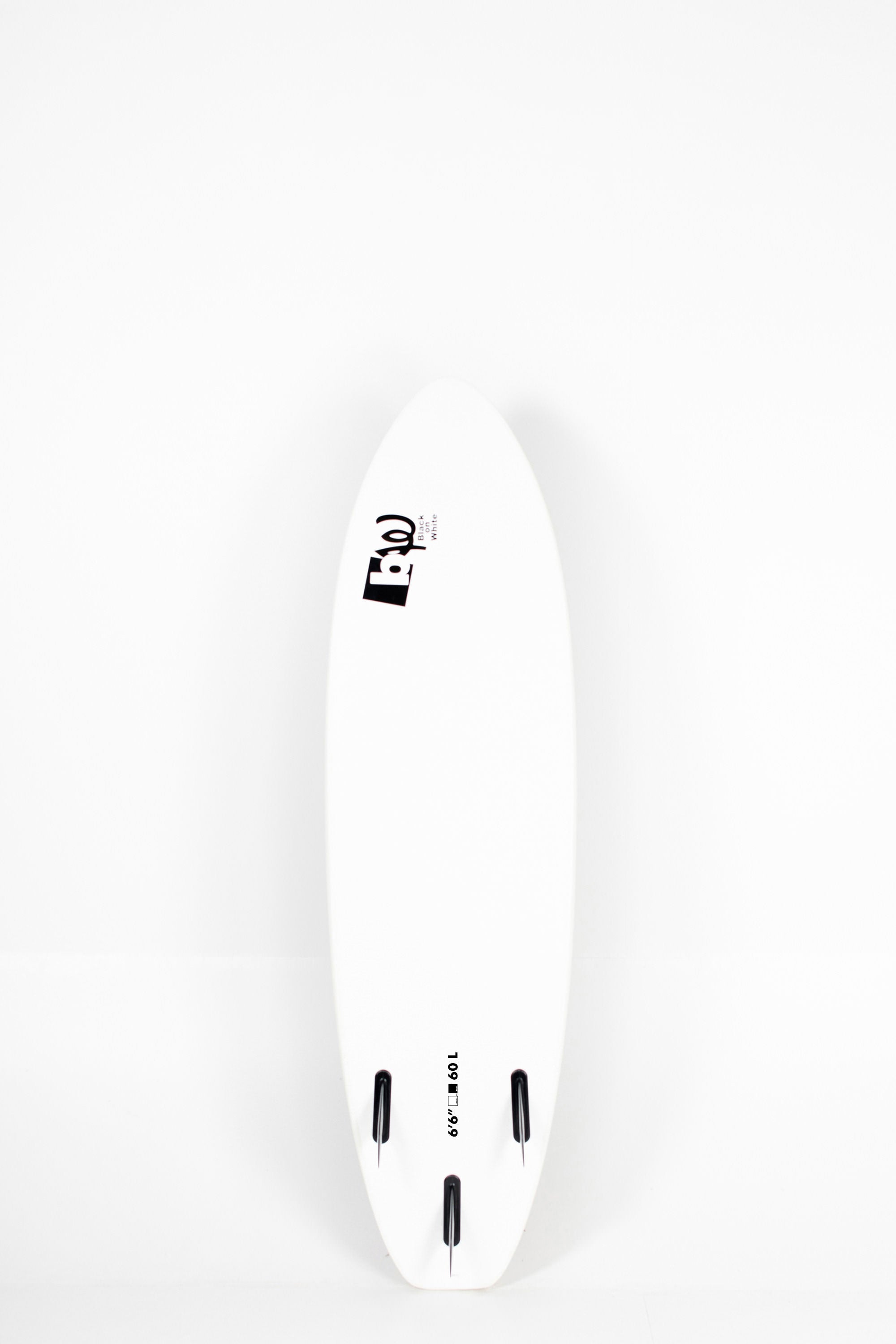 Happylifeshops - Black On White SOFTBOARDS - BW SOFTBOARDS 6.6
