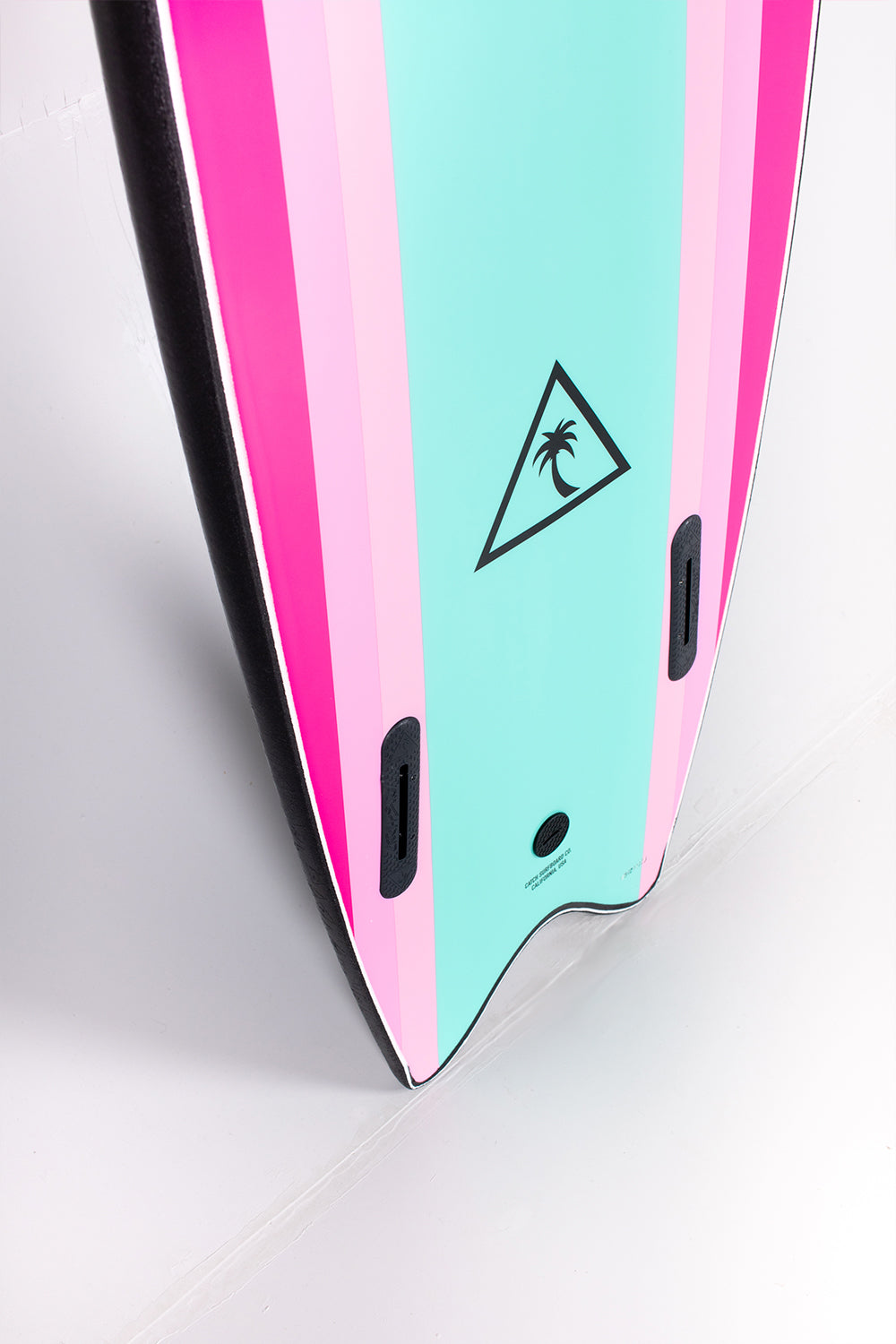 Happylifeshops - Catch Surf - RETRO FISH TWIN FIN Black Turquoise - 5’6” x 21.65” x 2.95” x 45l.