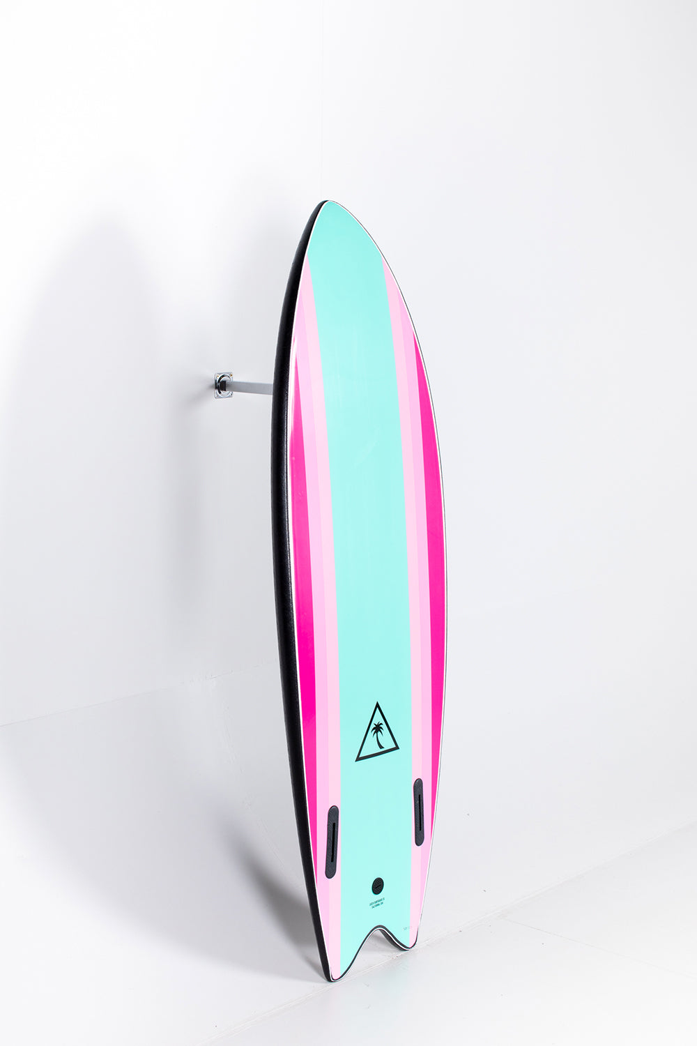 Happylifeshops - Catch Surf - RETRO FISH TWIN FIN Black Turquoise - 5’6” x 21.65” x 2.95” x 45l.