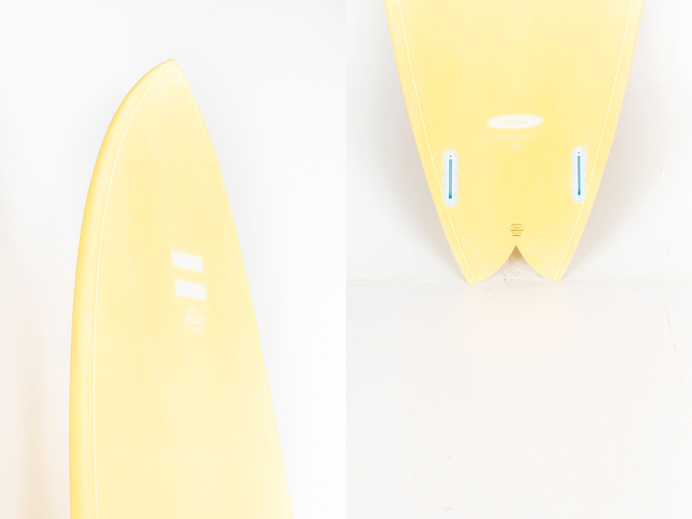 Happylifeshops - Indio Endurance - BIG FISH Sand - 8´0 x 21 3/4 x 3 - 58,7L